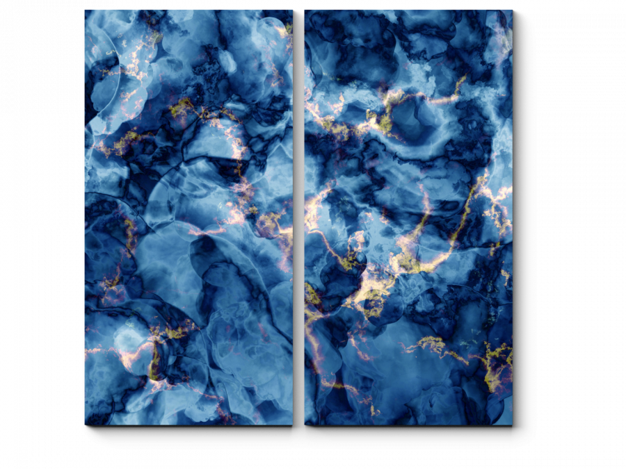 Плитка под синий мрамор