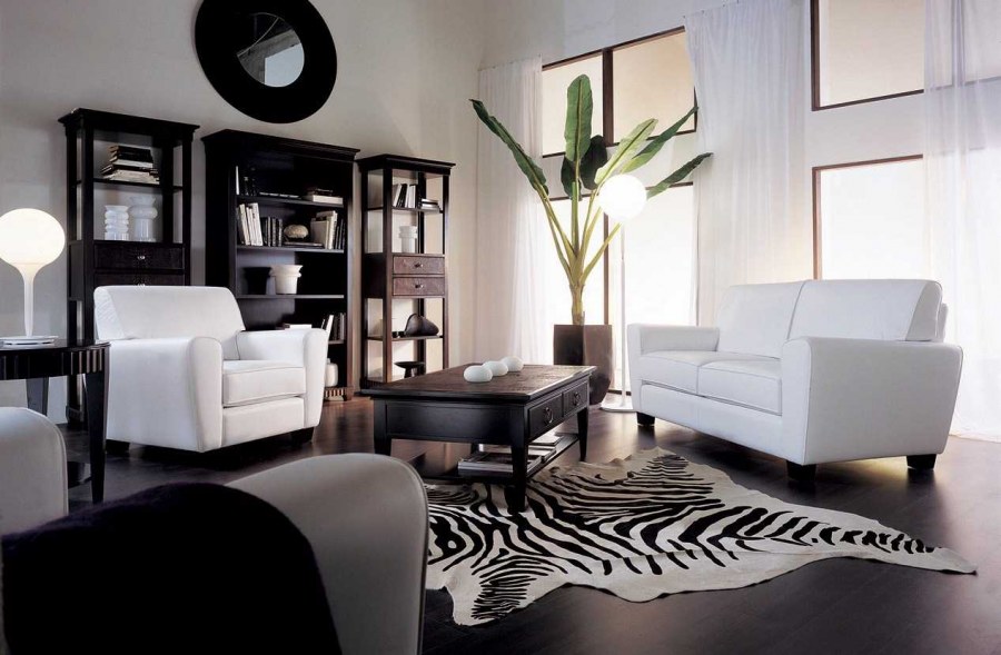 Черная мебель в интерьере