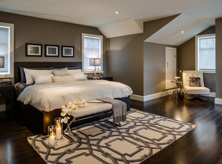 Ковры в интерьере спальни