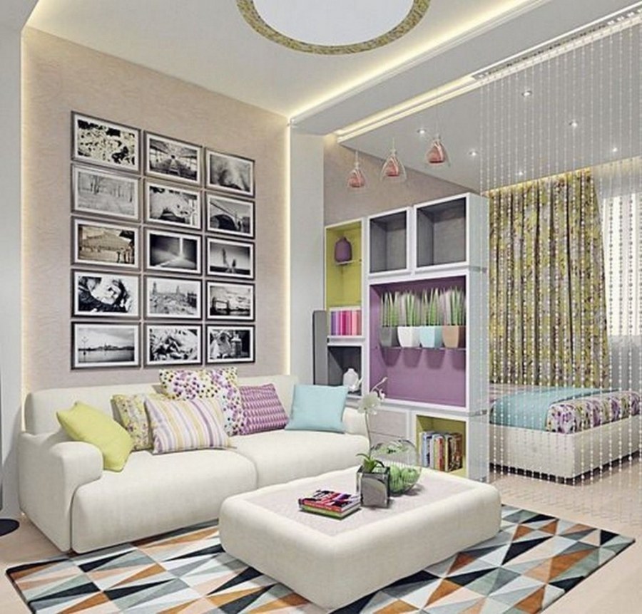 Гостиная совмещенная с детской