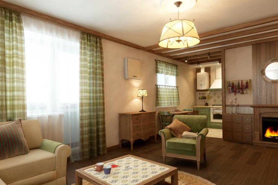 Квартира в стиле Кантри