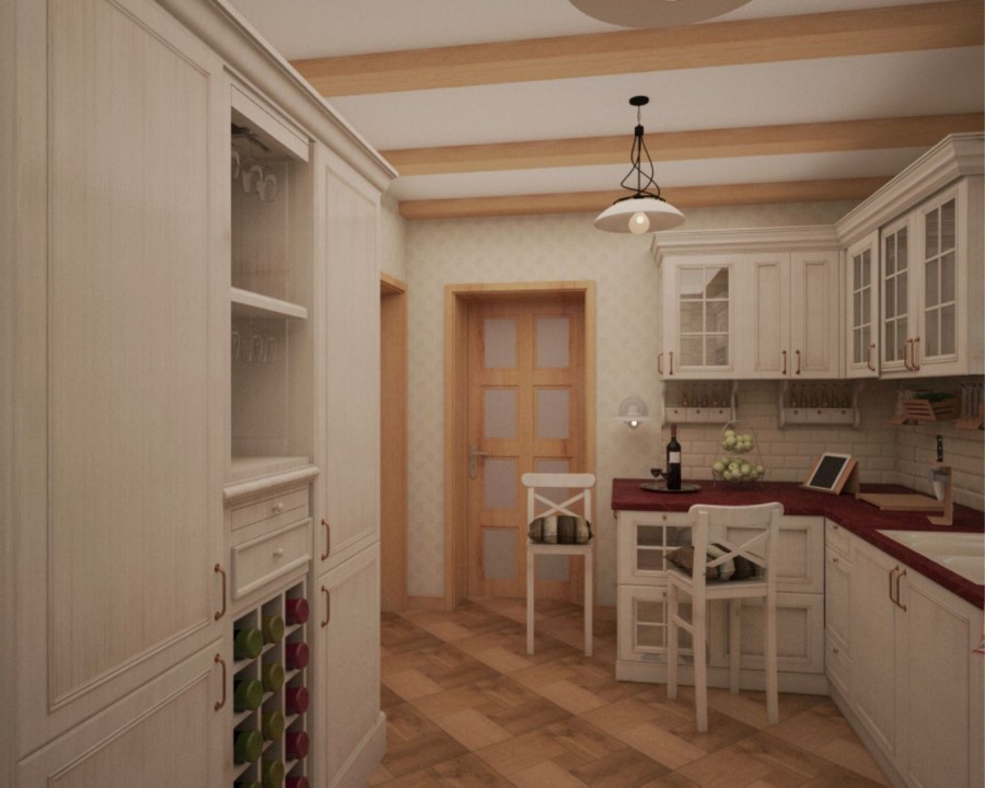 Евроремонт кухни Прованс