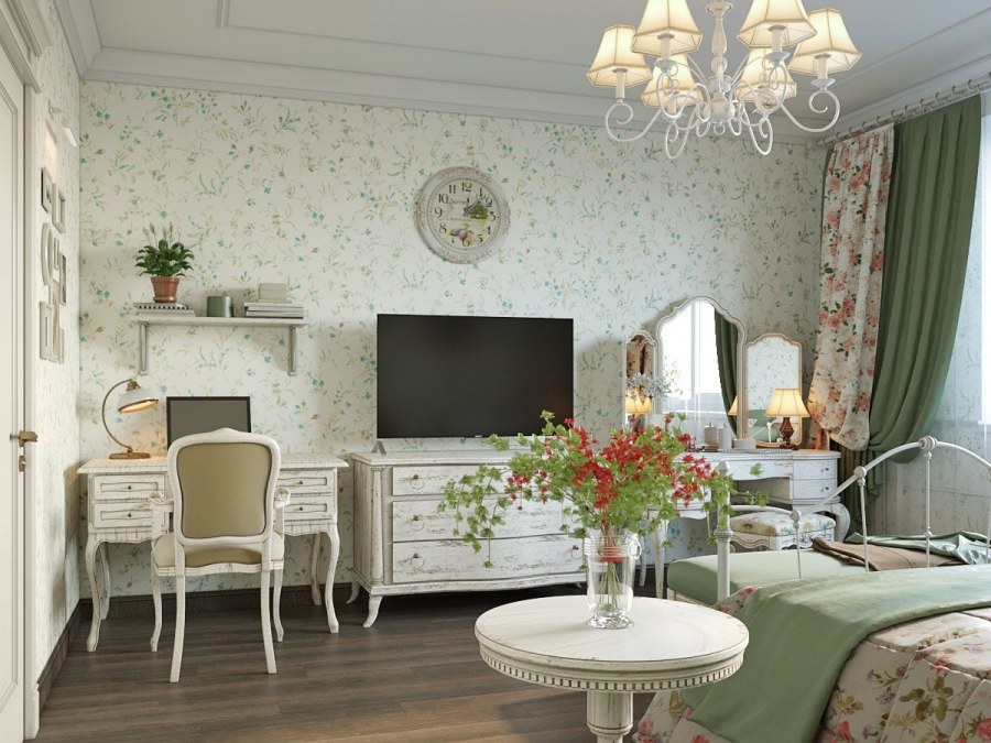 Современный Прованс в интерьере квартиры