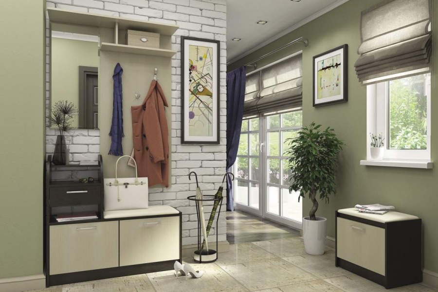 Прихожая Заречье Ника комплектация 1