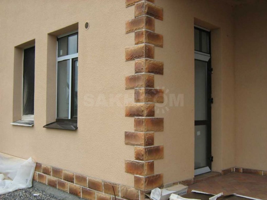 Отделка фасада пенопластом