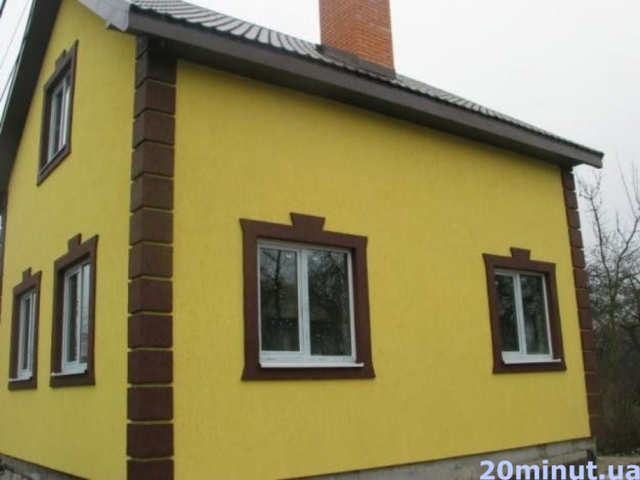 Мазанка штукатурка фасада