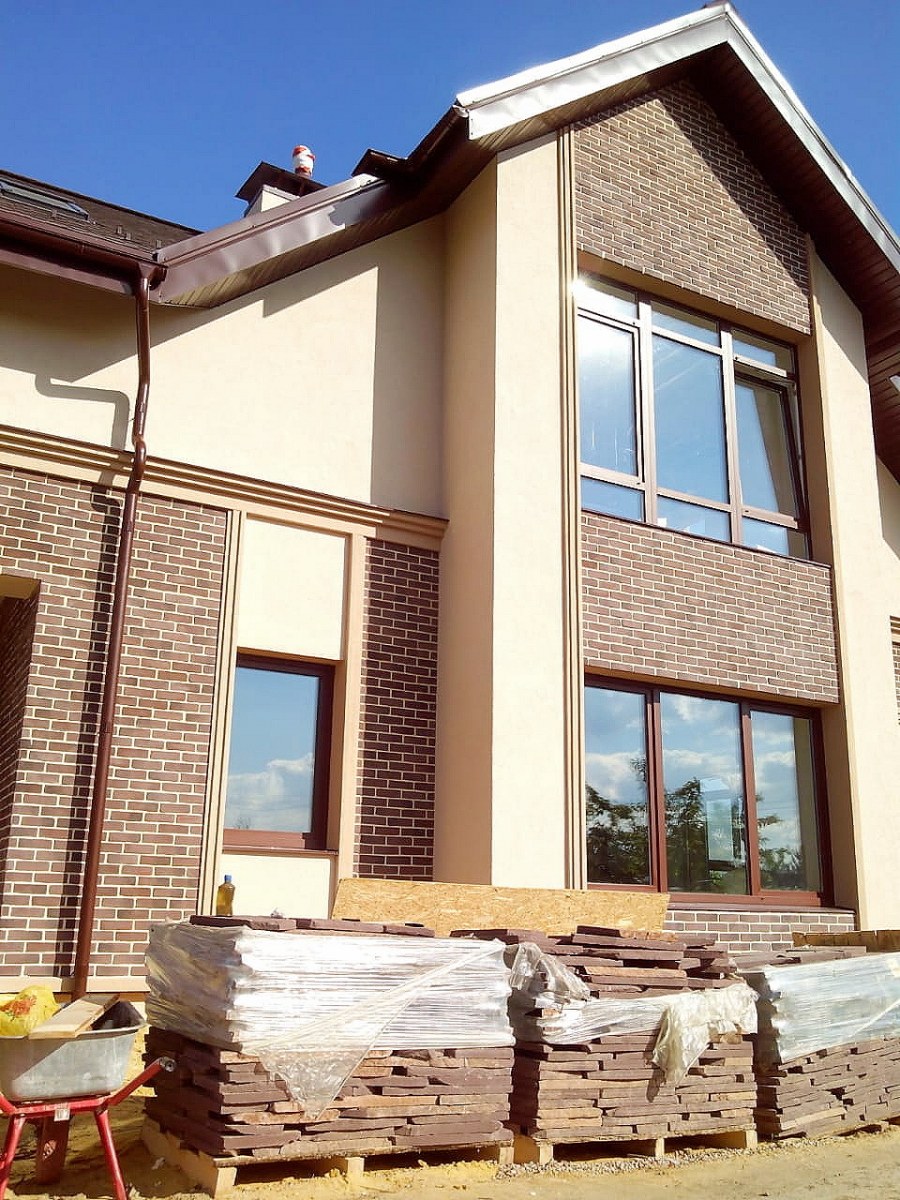 Наружная штукатурка газобетона