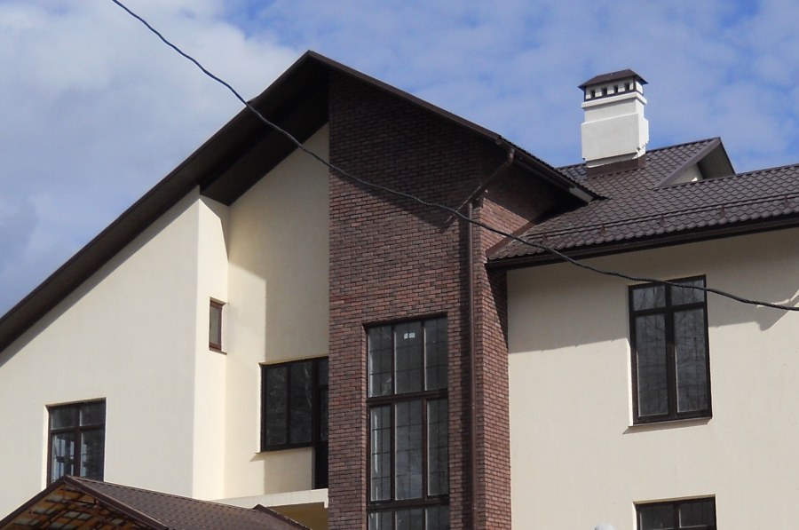 Дома короедом отделка фасада цвет