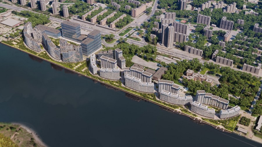 Проект застройки Северного речного порта