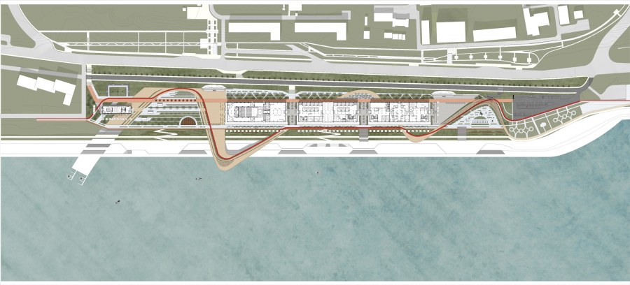 Проект застройки территории порта Северного речного вокзала