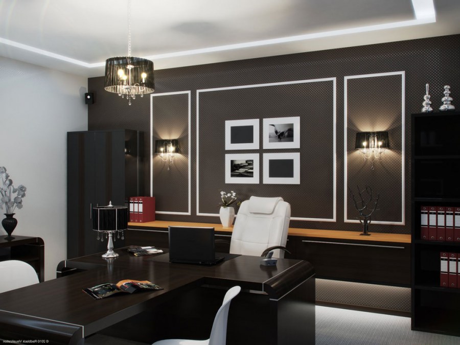 Деловой кабинет интерьер