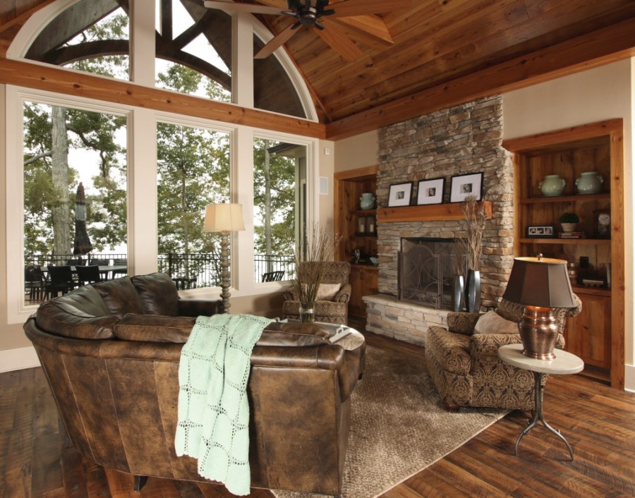 Интерьер деревянного дома