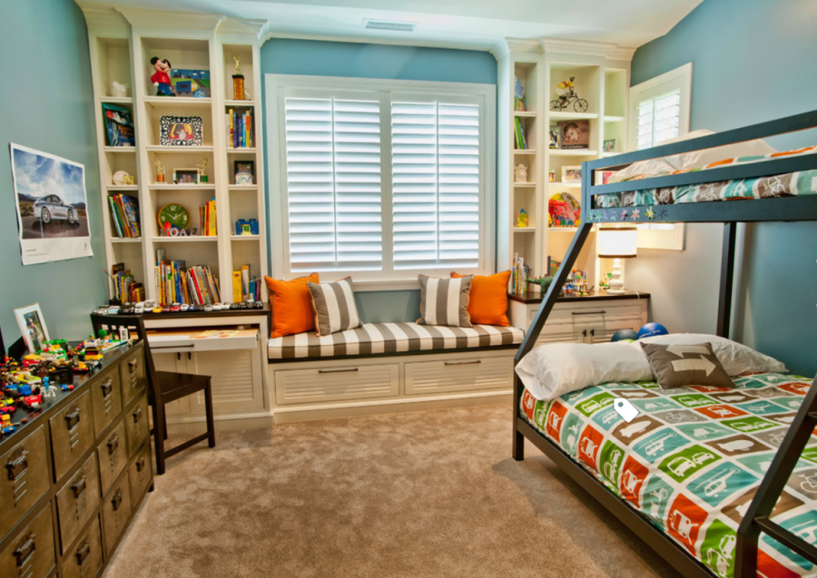 Детская с окном для мальчика