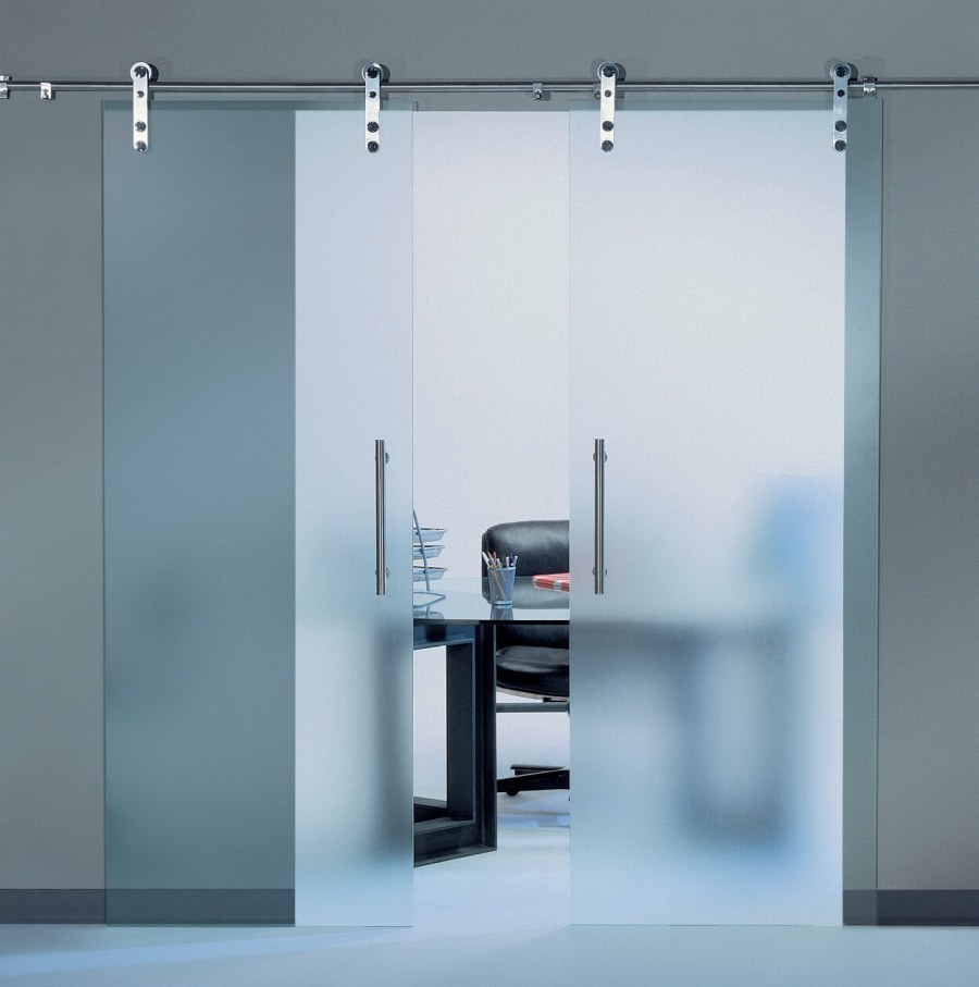 Перегородки Dorma стеклянные раздвижные