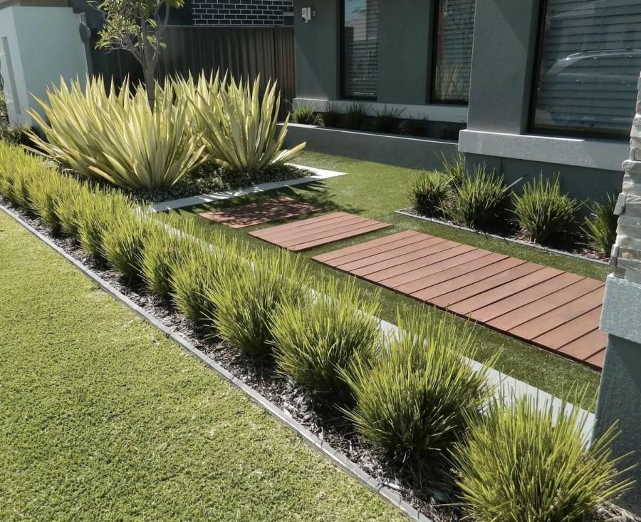 Контемпорари стиль ландшафтного