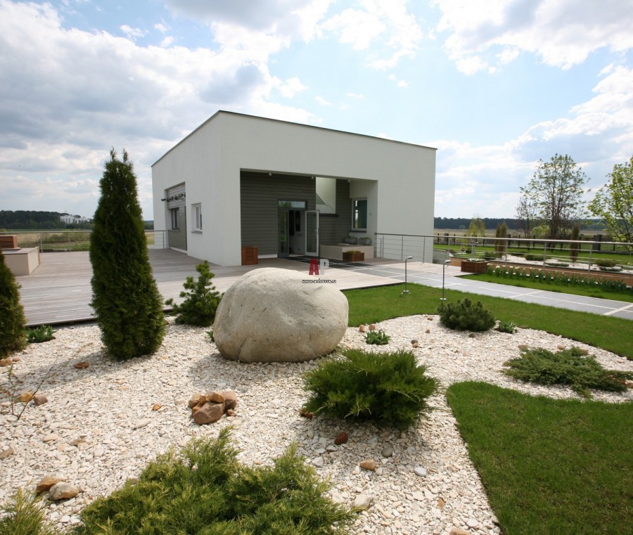 Проект участка в стиле минимализма