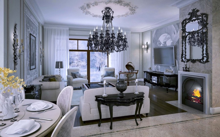 Особняк в викторианском стиле интерьер