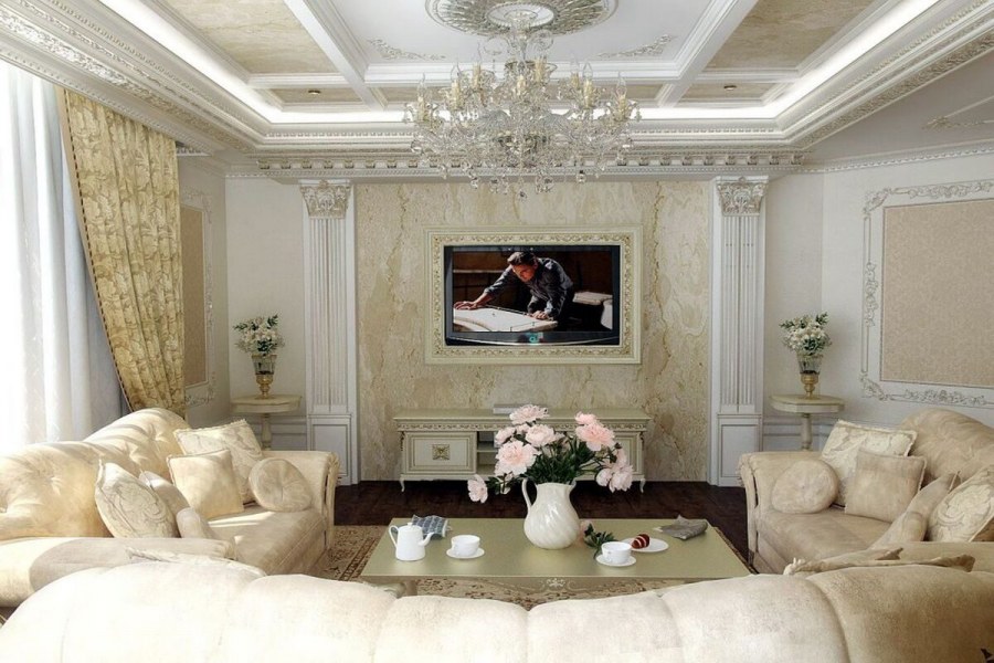 Гостиная Неоклассика Тиффани