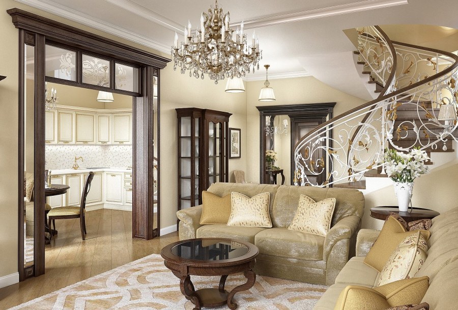 Природные цвета в интерьере современная классика