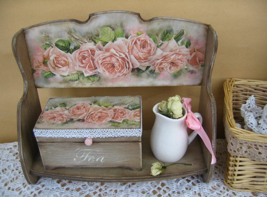 Декупаж в стиле шебби Шик