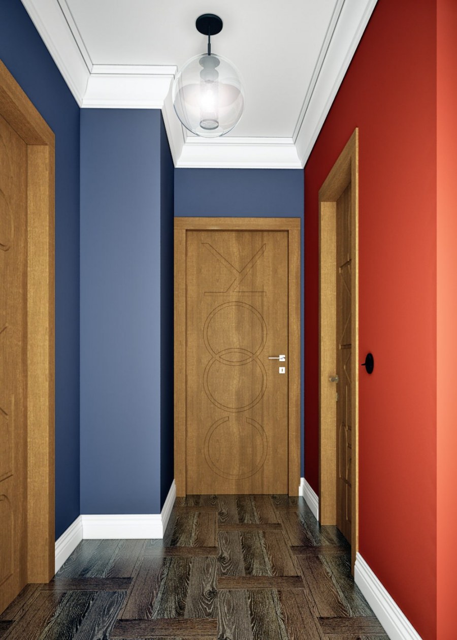 Синяя прихожая