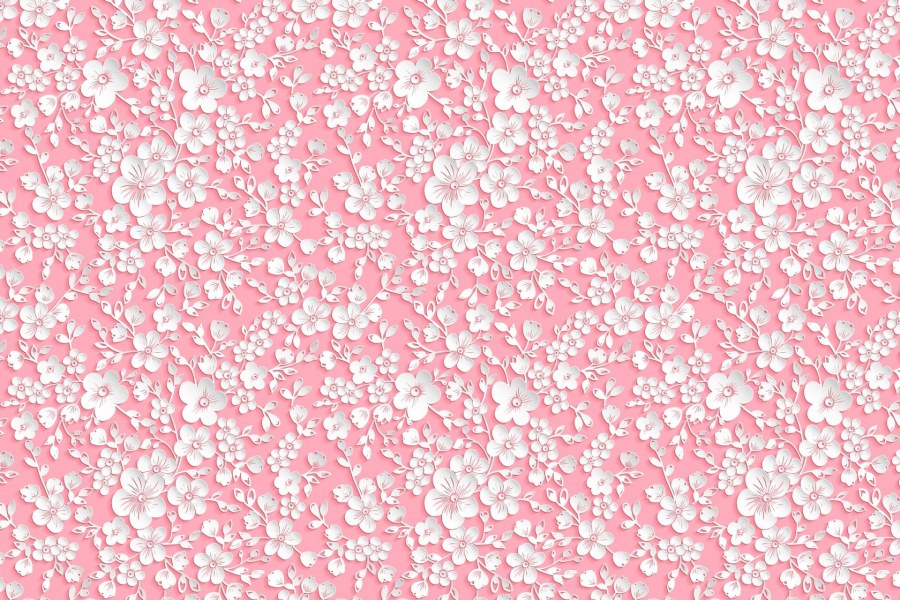 Обои с фиолетовым рисунком для стен