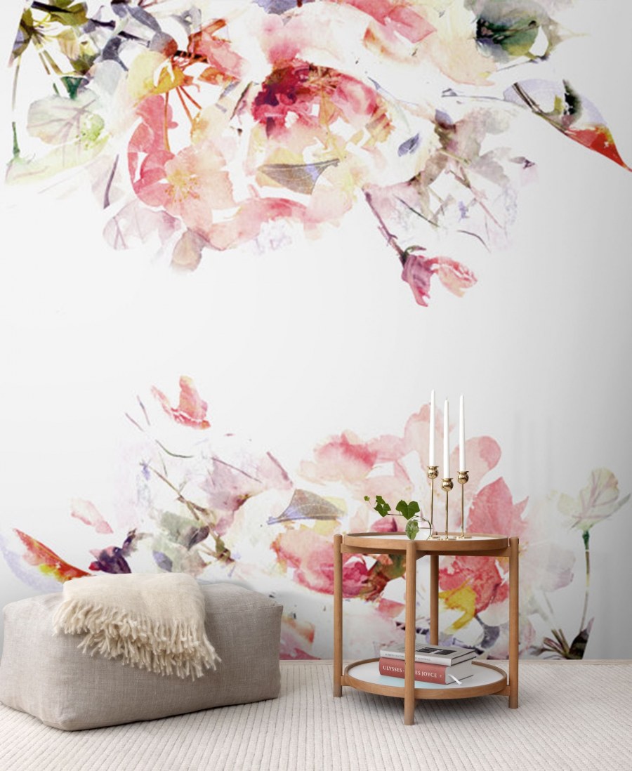 Акварельная роспись стен