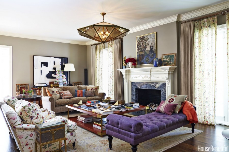 Сочетание мебели в гостиной