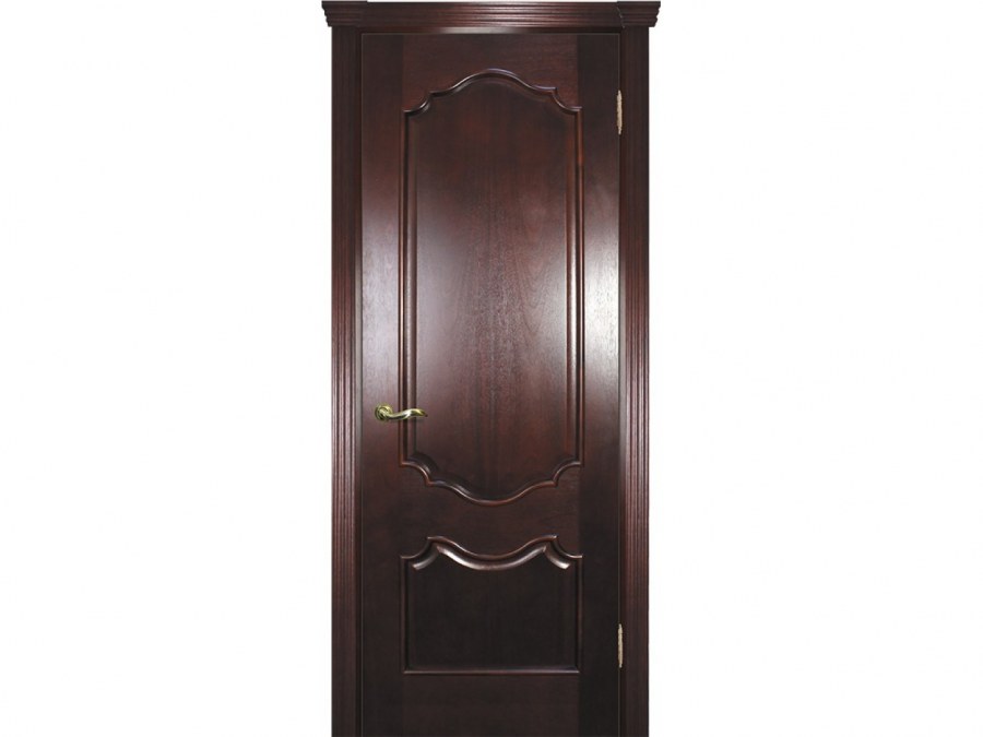 Двери фрейм 01 красное дерево
