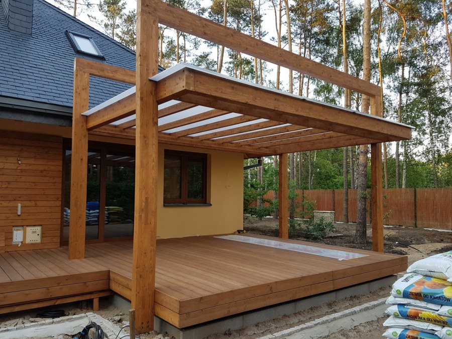 Навес над верандой