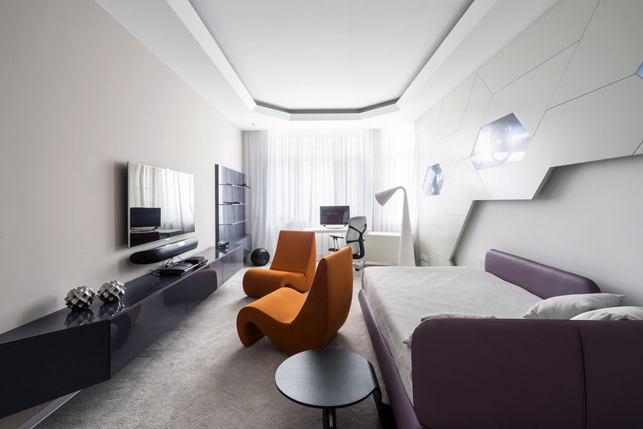 Футуристический интерьер квартиры