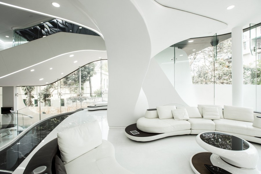 Футуристический стиль в интерьере