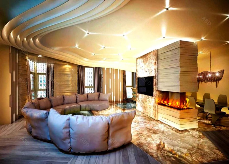 Футуристический стиль в интерьере