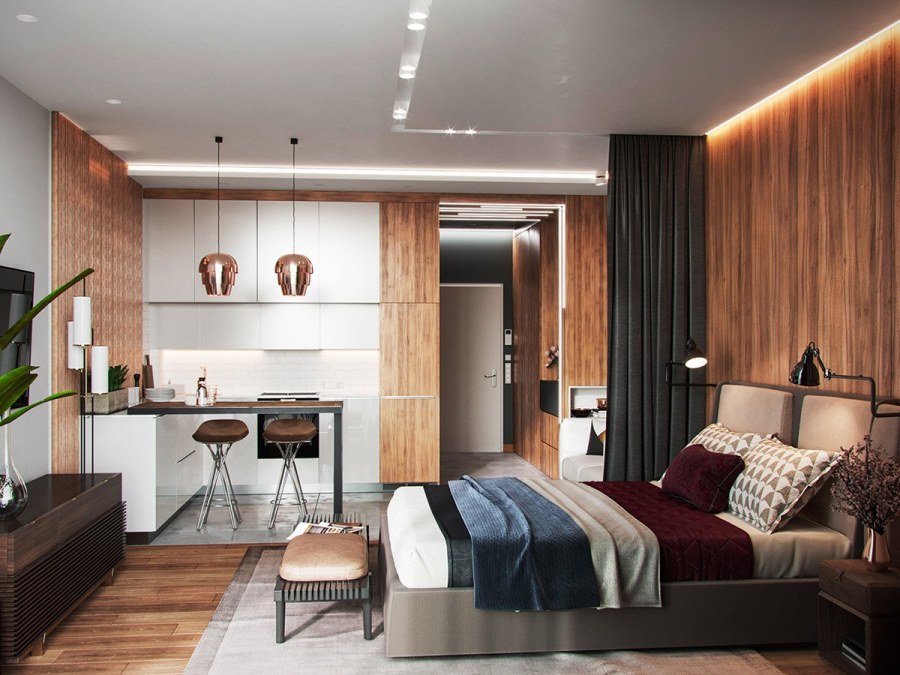 Люкс дизайн маленькой квартиры