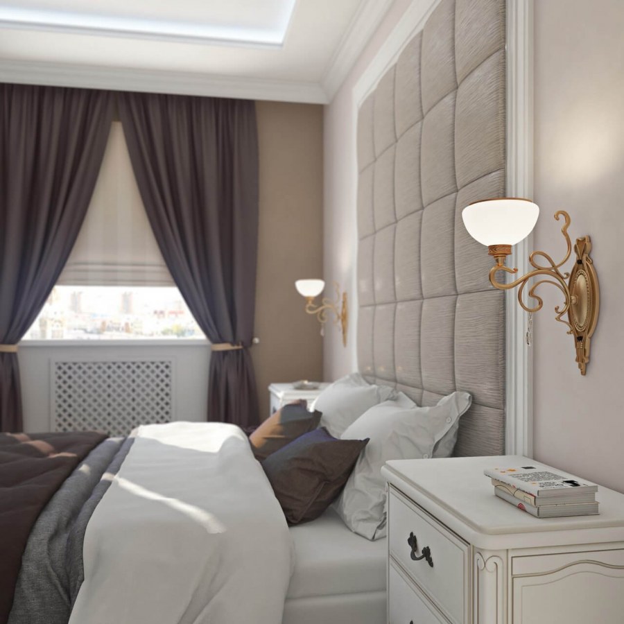 Подвесные светильники в спальне