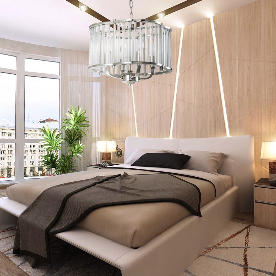 Подвесная люстра Lumina deco Fabione LDP 1200-6 BK