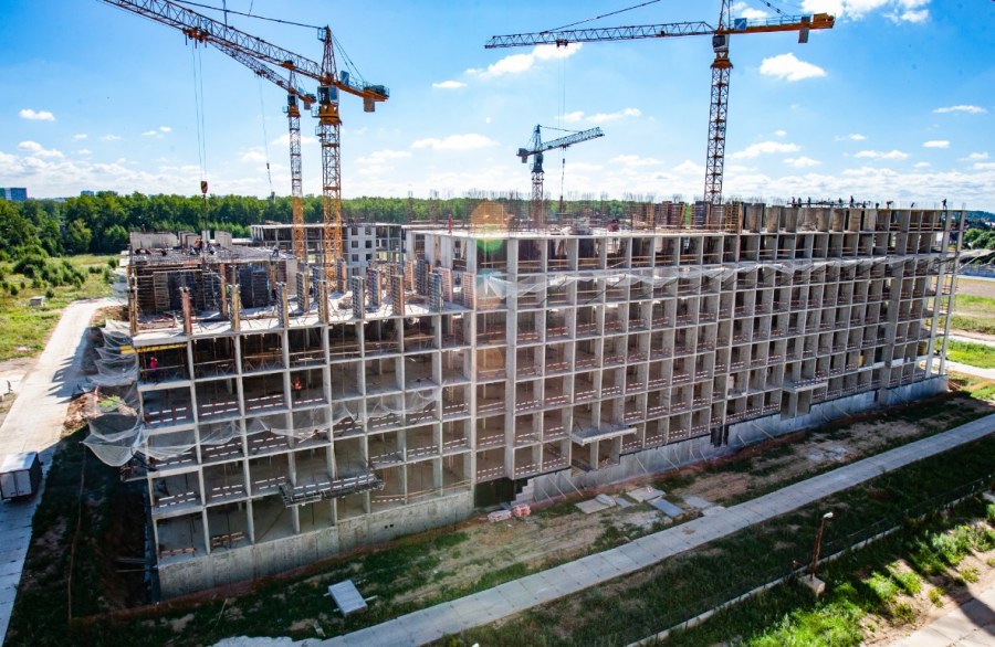 Южное Бунино ход строительства 5 корпуса