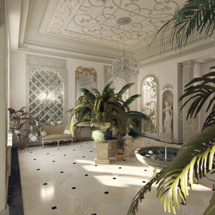 Clean Touch HPL визуализация в интерьере