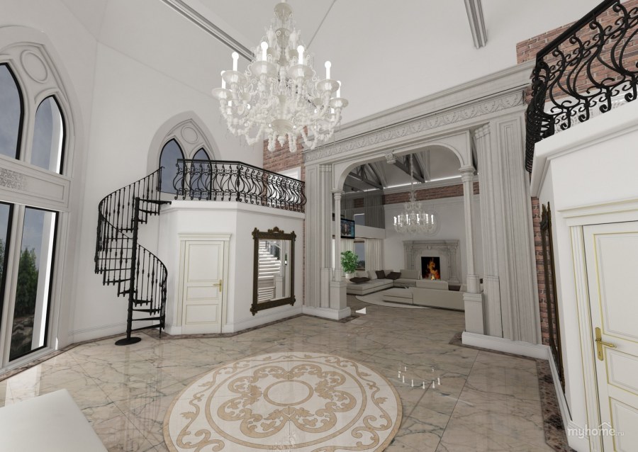 Интерьер частной резиденции в Подмосковье