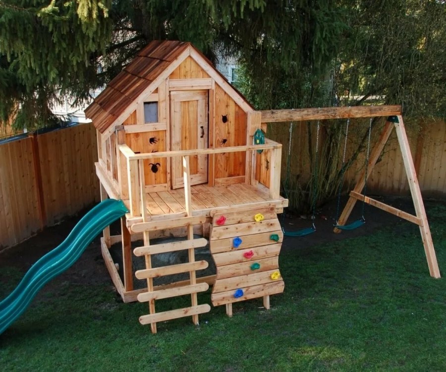 Детские самодельные домики