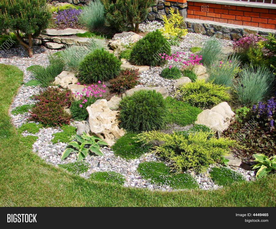 Схема постройки альпийской горки