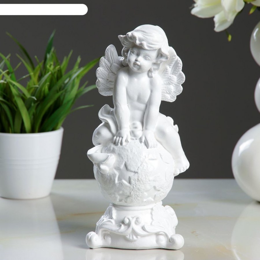 Статуэтки ангелочки в интерьере