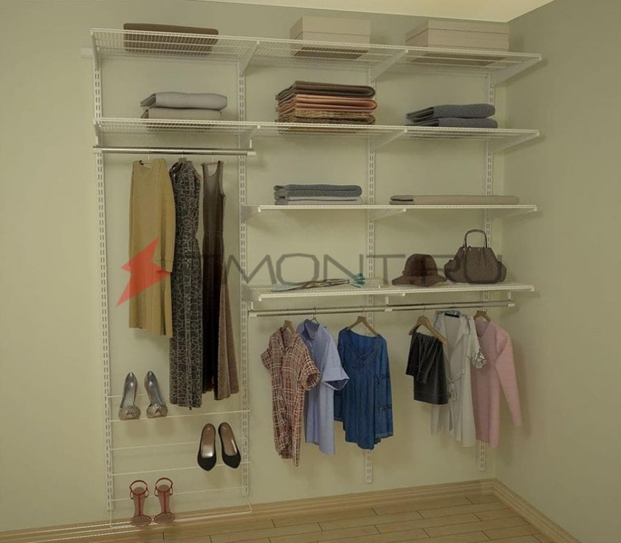 Гардеробная планировка 3м2