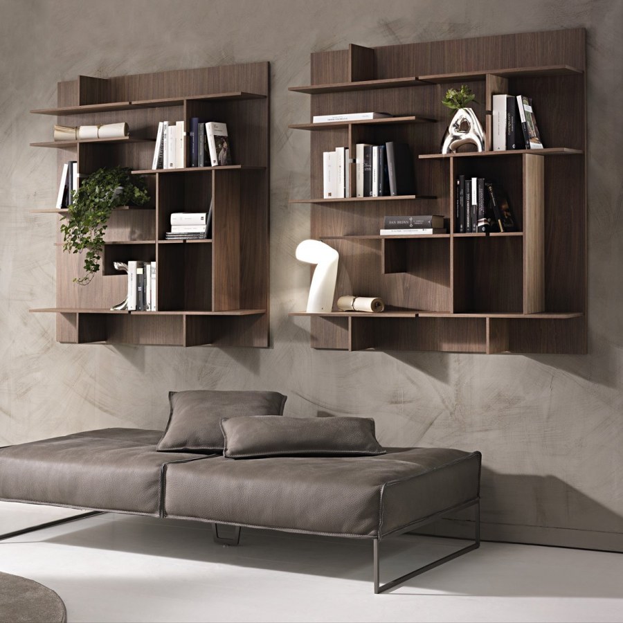 Навесные полки в гостиную