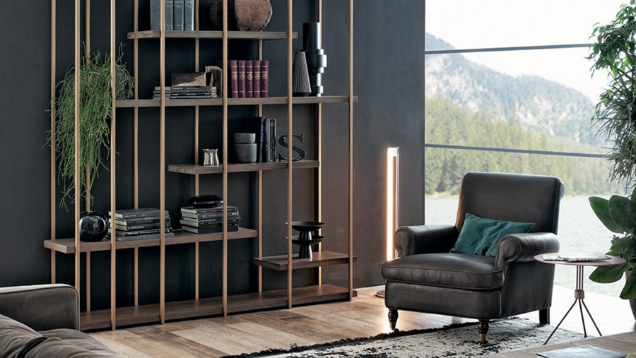 Итальянский стеллаж металлический