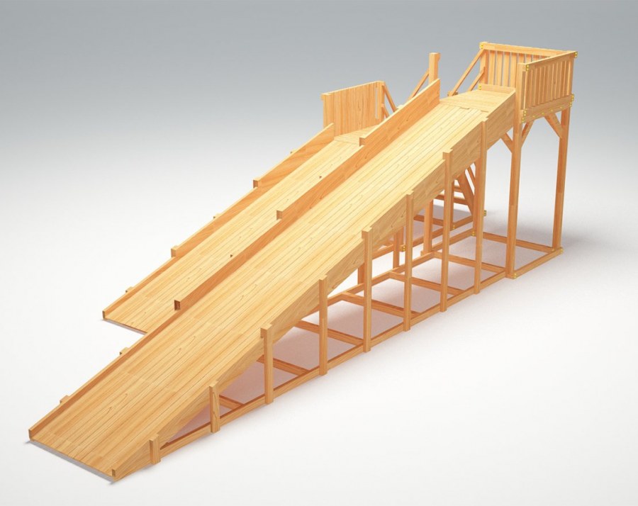 Зимняя горка Савушка зима-6