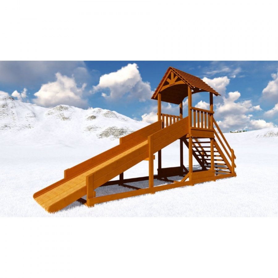 Зимняя горка Мономах