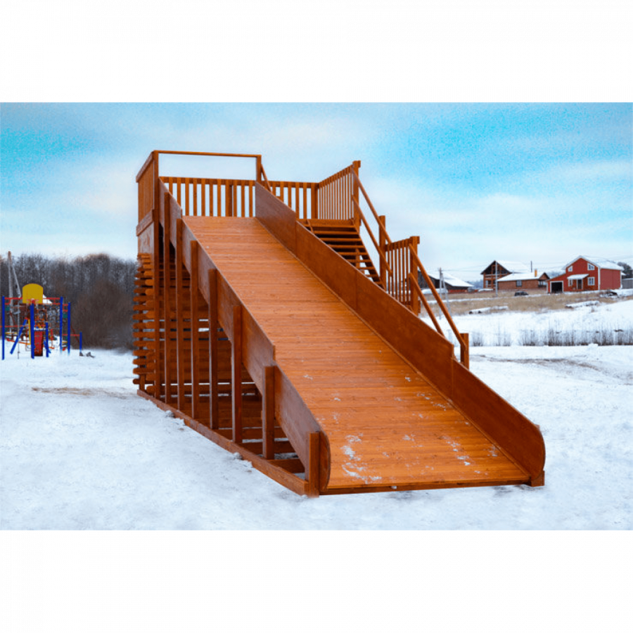 Зимняя горка Мономах