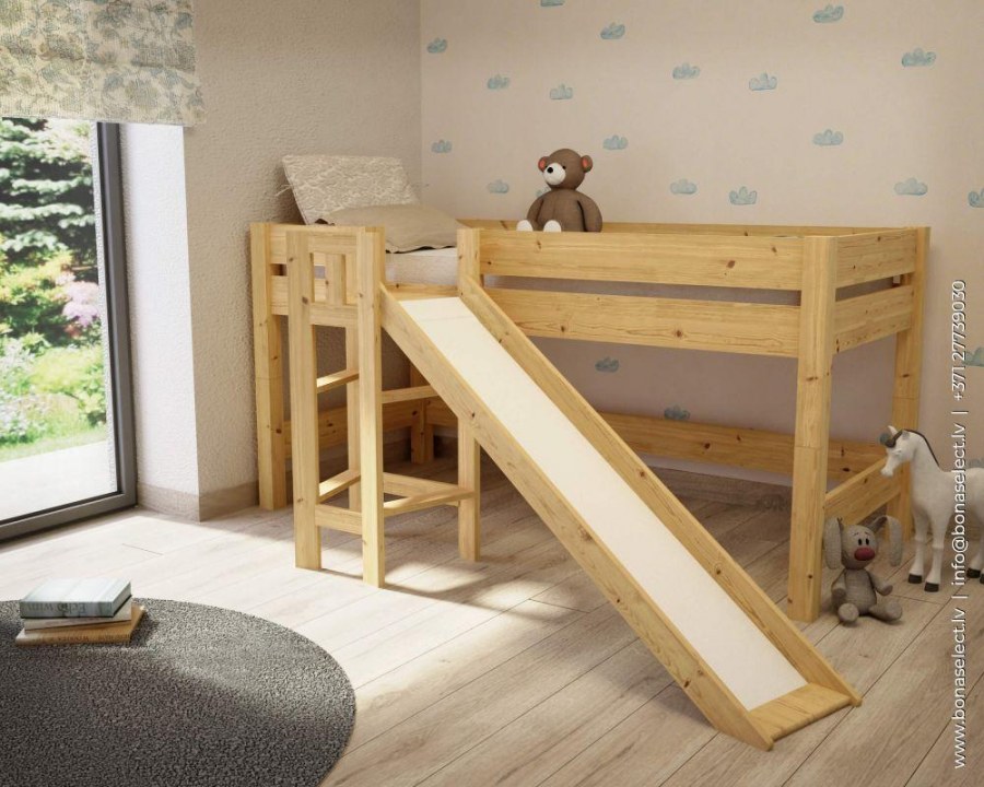 Кровать с горкой