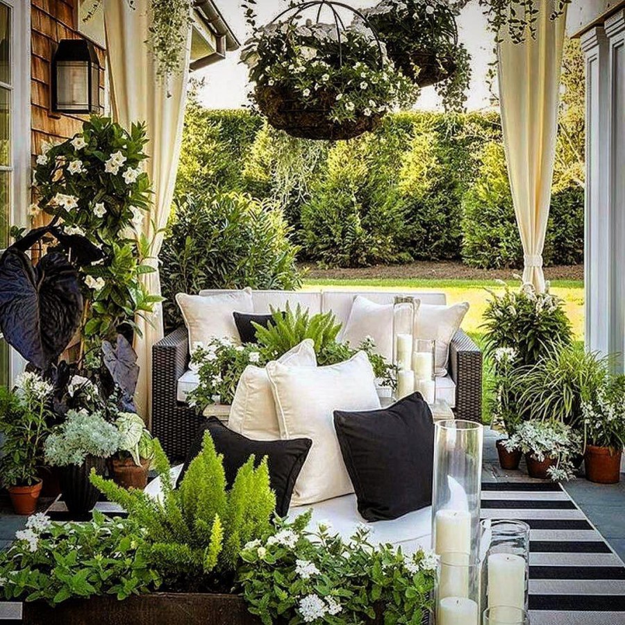 Декор летней веранды